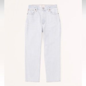 Like new Abercrombie Ankle Straight High Rise jeans 25